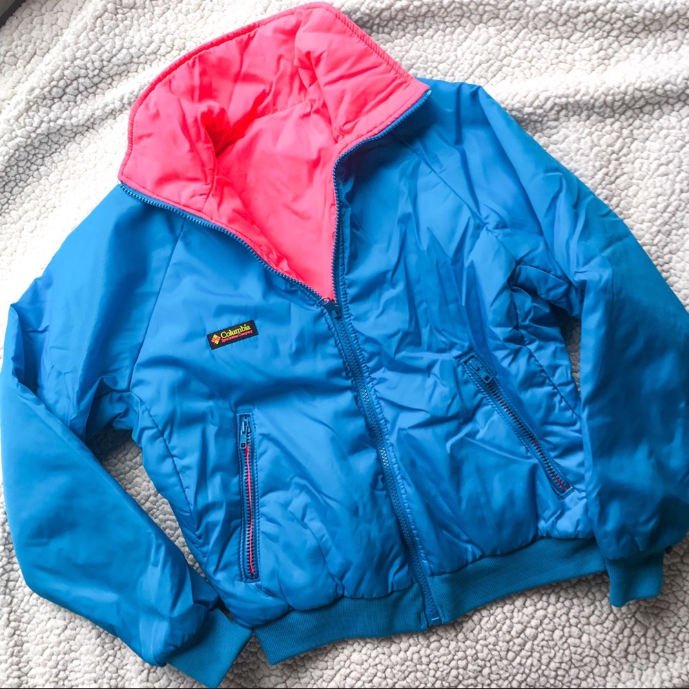 [vintage] 90s Columbia reversible insulated jacket